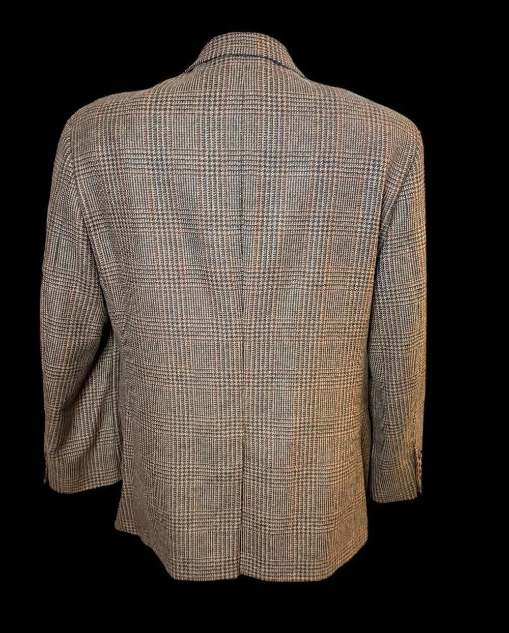 Brooks Brothers 346 Glen Plaid Spirt Coat Blazer 44S